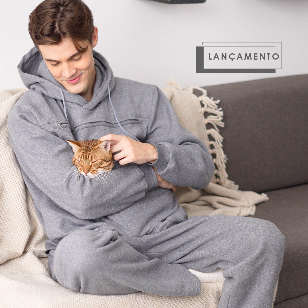 Moletom Kangoo - Cinza Escuro - Ed. Limitada